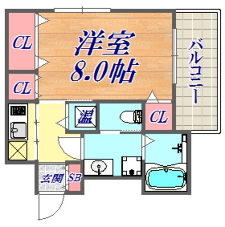 プレイス上三条の物件間取画像